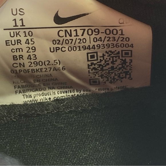 Nike React Presto Flyknit Multi Color CN1709-001 Men’s Size 11 - Picture 10 of 10